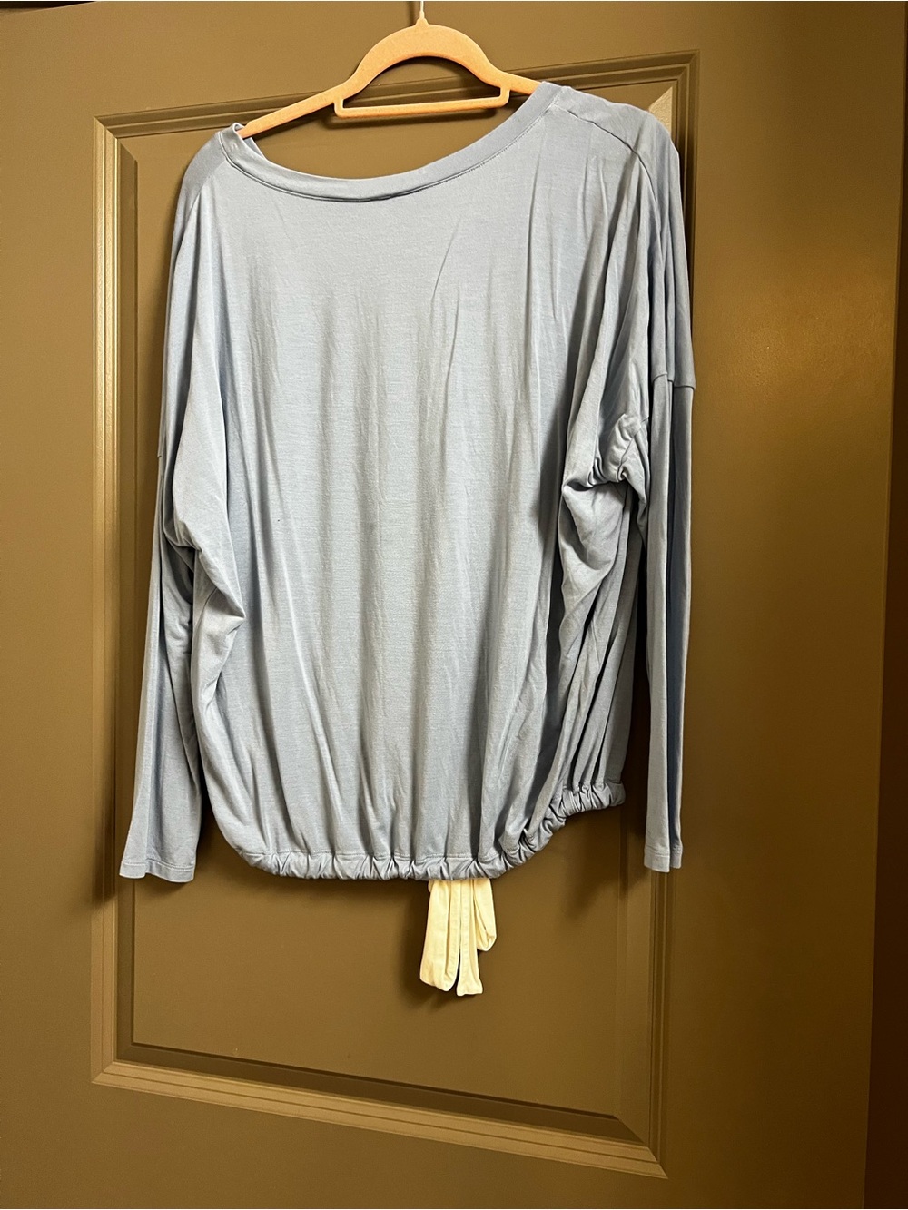 Eberjey Gisele The Slouchy Lounge Top medium Light Blue White - Picture 3 of 5